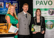 Powys volunteers celebrated at prestigious awards ceremony 