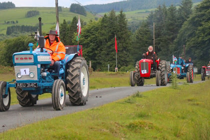 Llanwrtyd Wells celebrates 10th Welsh National Tractor Road Run