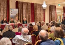 Fay Jones leads public meeting against Radnor Forest wind farm