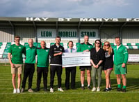 76-mile walk raises more than £2,800 for football club