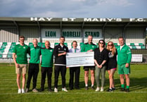 76-mile walk raises more than £2,800 for football club