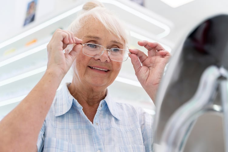 Woman in glasses