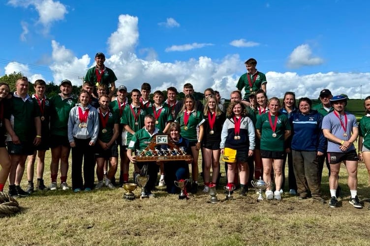 Trecastle YFC tug of war