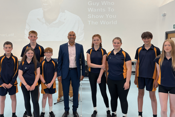 From TED Talks to Brecon High School, professional traveller and entrepreneur Amar Latif inspired students to get out in the world and step out of their comfort zones, ensuring that nothing holds them back. 