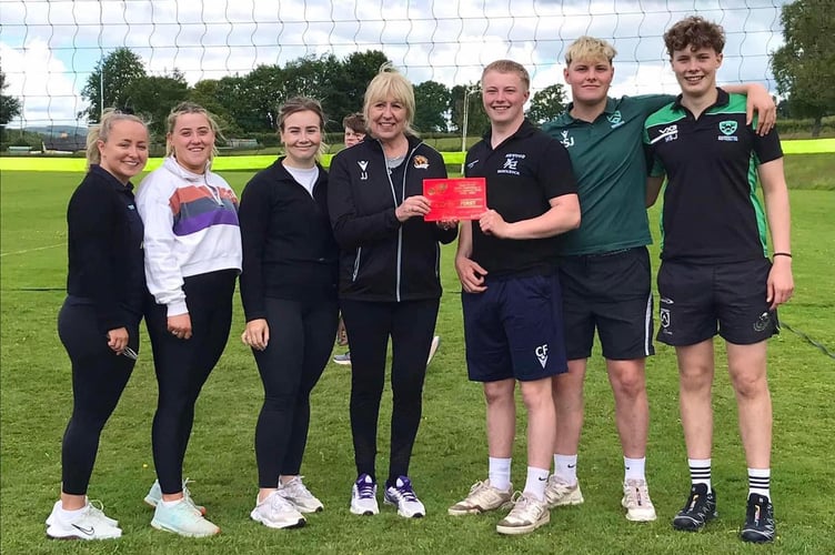 Erwood YFC had success in both the volleyball and cricket competitions