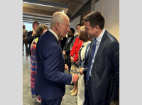 James Evans delighted at Royal visit to the Senedd