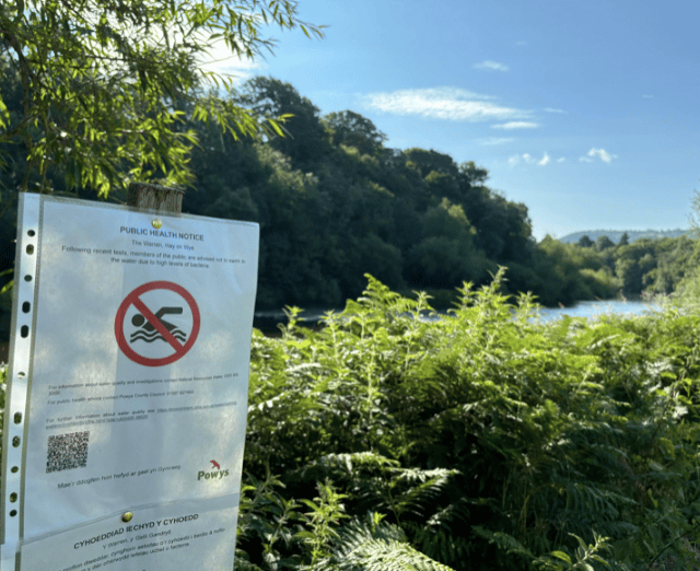 Bacteria concerns prompt closure of Wye bathing spot