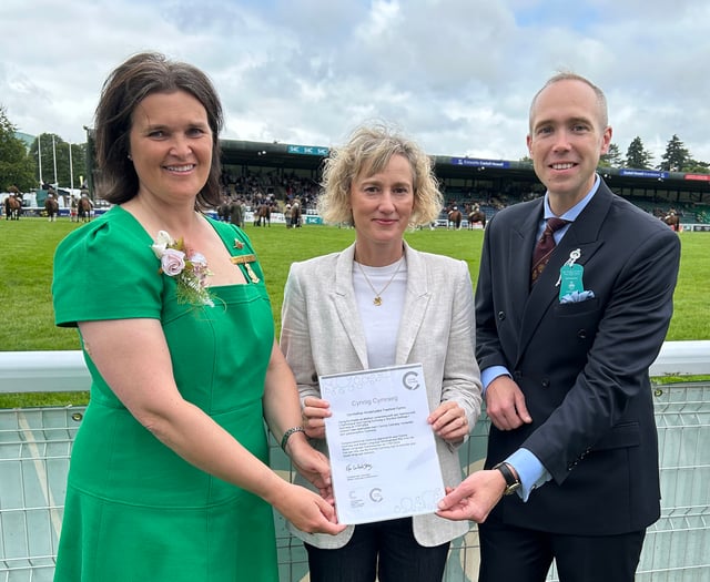 Welsh language recognition for Royal Welsh Show organisers