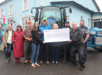 Tractor run raises £5,000 for charities