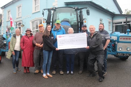 Tractor run raises £5,000 for charities