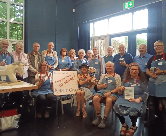 Llandrindod Repair Cafe marks 10th anniversary