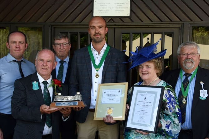 Aled Evans of Rest Farm, Henllan Amgoed, Carmarthenshire is the recipient of the Sir Bryner Jones Memorial Award