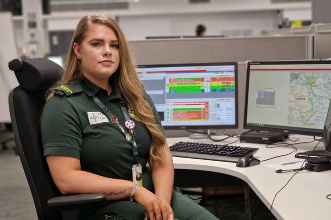 Abbie Williams is a Welsh Ambulance Service call taker supervisor in Cwmbran