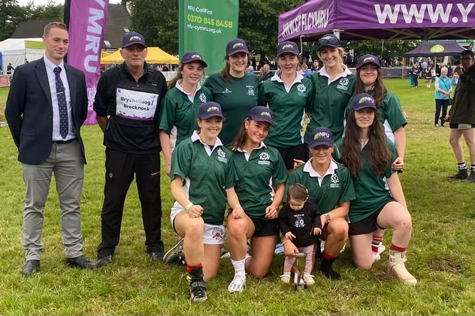 Ladies' winners - Trecastle YFC