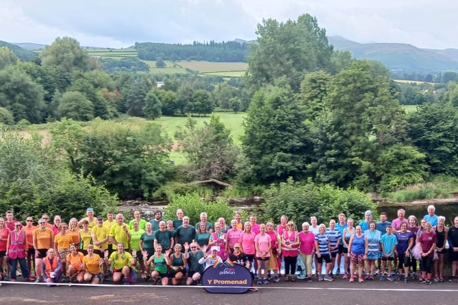 The Pride-themed parkrun at Brecon