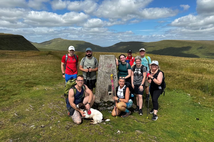 The Old Railway Line team on their walk last weekend