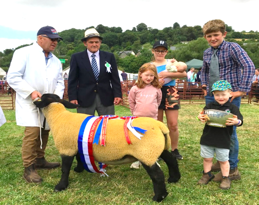 Messrs Pugh of Clifford as Supreme Champion Sheep