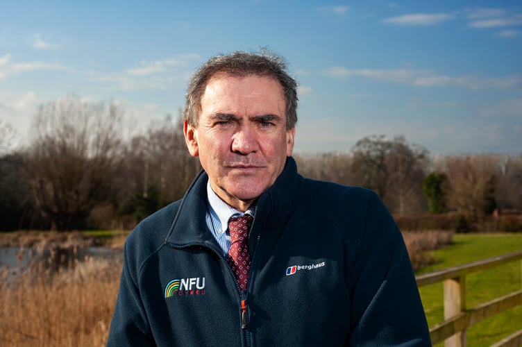 NFU Cymru President Aled Jones at Stoneleigh HQ, Kenilworth, England, United Kingdom on March 08, 2022.
Credit: Lawrence Looi / NFU
