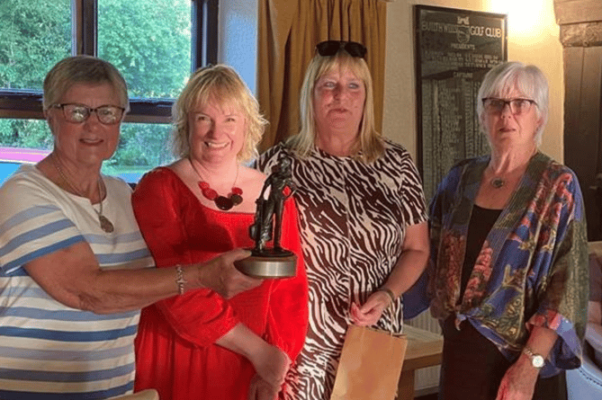 The winning team of Kathy Dobbs, Linda Williams and Dawn Goodwin