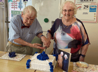 Couple celebrate 65th wedding anniversary