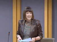 WATCH: Jane Dodds raises Brecon bank closure in Senedd