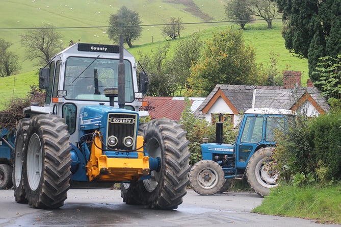 Raymond Rees in his County 1174 leading the convoy