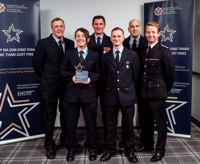 Brecon Fire Station scoops fundraising award