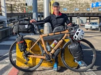 Wooden bike builder on 1,200km sustainable travel mission