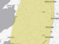 Heavy rain warning for Brecon and Radnorshire