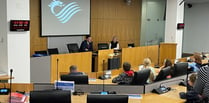 Rhayader pupils visit Senedd with MS