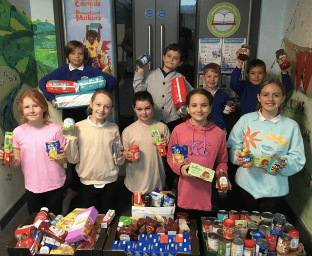 Hay school’s Harvest helps food bank