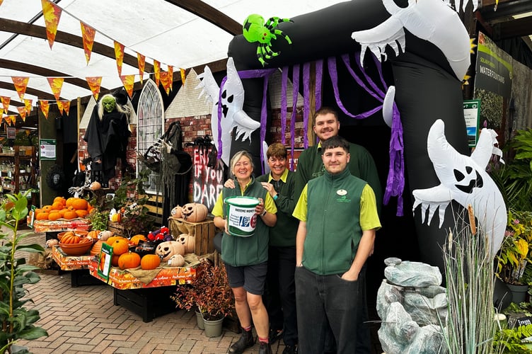 The Halloween Walk at the Old Railway Line Garden Centre