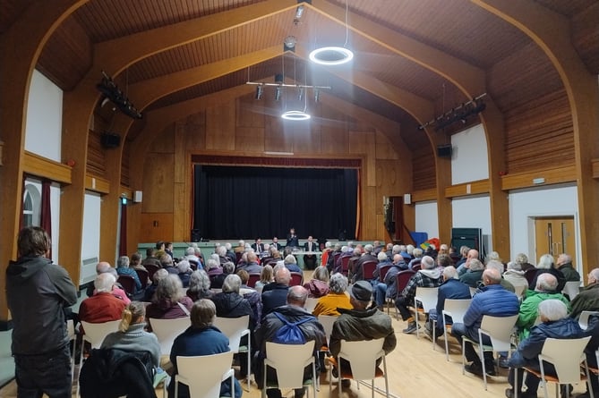 The public meeting was held in Knighton