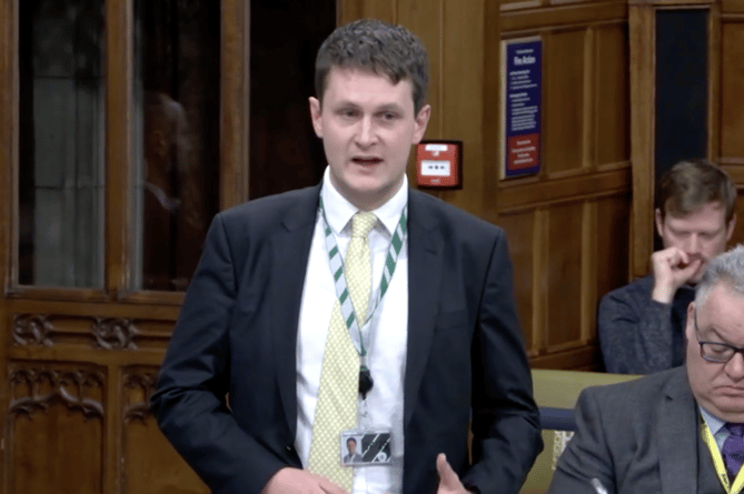 David Chadwick speaking during a Westminster Hall debate earlier this week