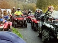 Quad run raises £1,200 for guide dogs