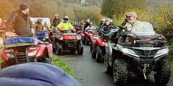 Mid Wales quad bike run