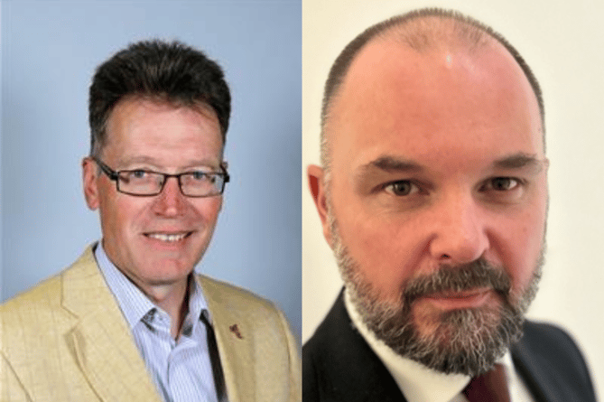 Cllr Jake Berriman (left) and Dr Richard Jones (right) 