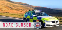 Hay to Glasbury road closed due to fallen tree