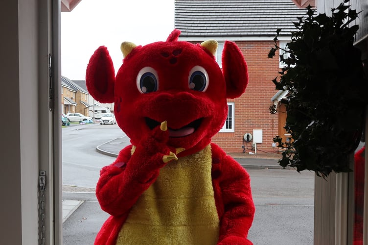 The MAWWFRS mascot, Sbarc