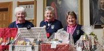 Festive fun at Powys Brecknock WI's Christmas coffee morning