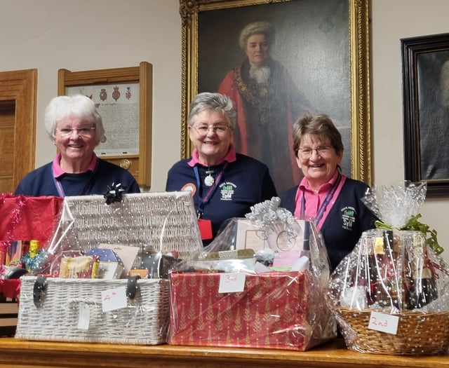 Festive fun at Powys Brecknock WI's Christmas coffee morning