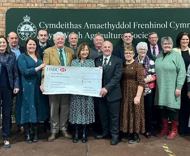 RWAS feature county Ceredigion raises £430,000 during exceptional year