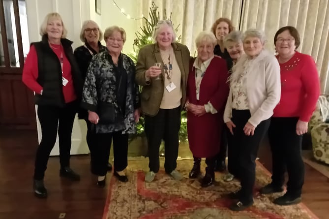 Guests enjoyed a festive evening of carols, canapés, and charity at Treberfydd House