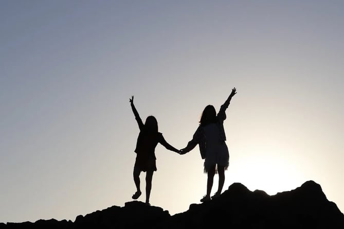 Children silhouttes