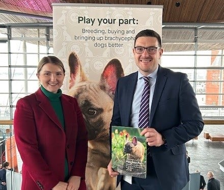 James Evans MS met with representatives from The Kennel Club at the Senedd event 