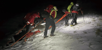 Mountain rescue teams battle heavy snowfall in seven-hour ordeal