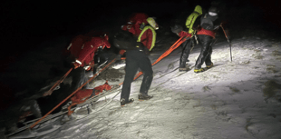 Mountain rescue teams battle heavy snowfall in seven-hour ordeal