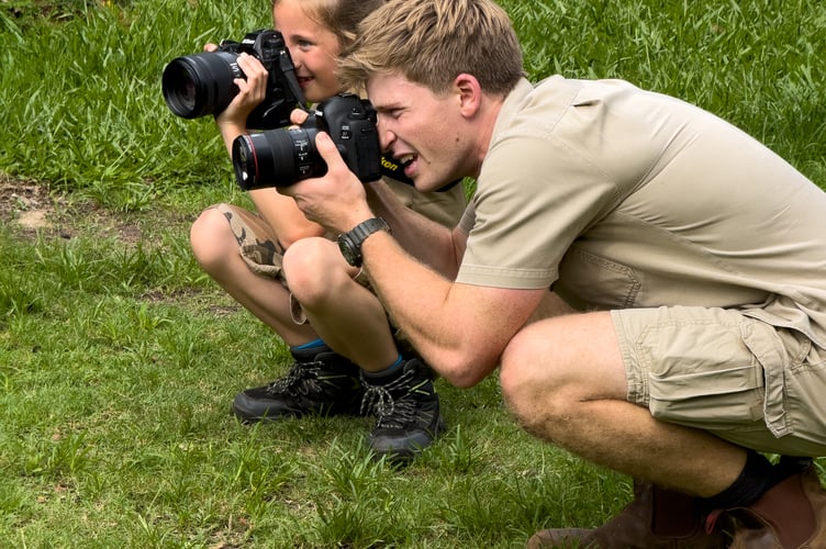 Jamie Smart with Robert Irwin