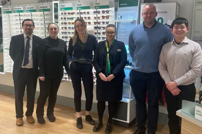 The Specsavers Ebbw Vale team