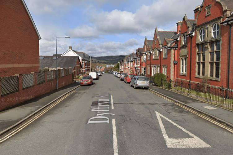 Dyffryn Road in Llandrindod Wells